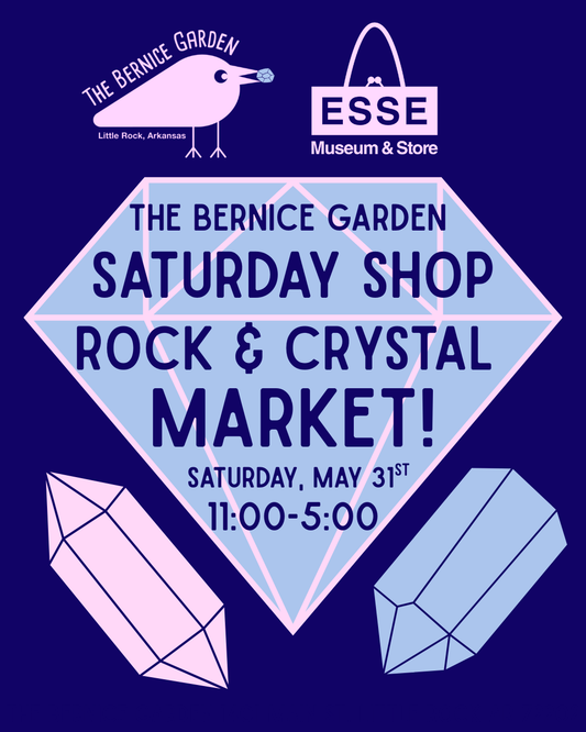 The Bernice Garden Saturday Shop Rock & Crystal Market 5/31