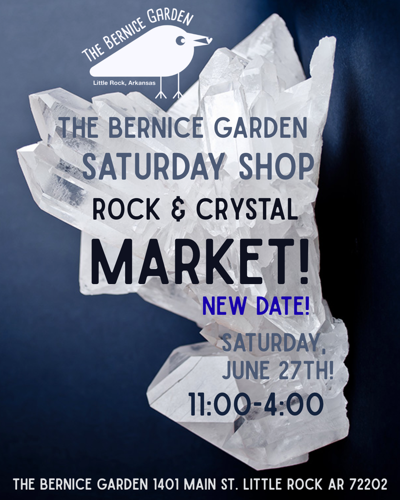 The Bernice Garden Saturday Shop Rock & Crystal Market clothing vendor booth