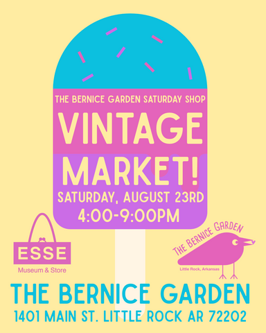 The Bernice Garden Saturday Shop Vendor Fee 8/23